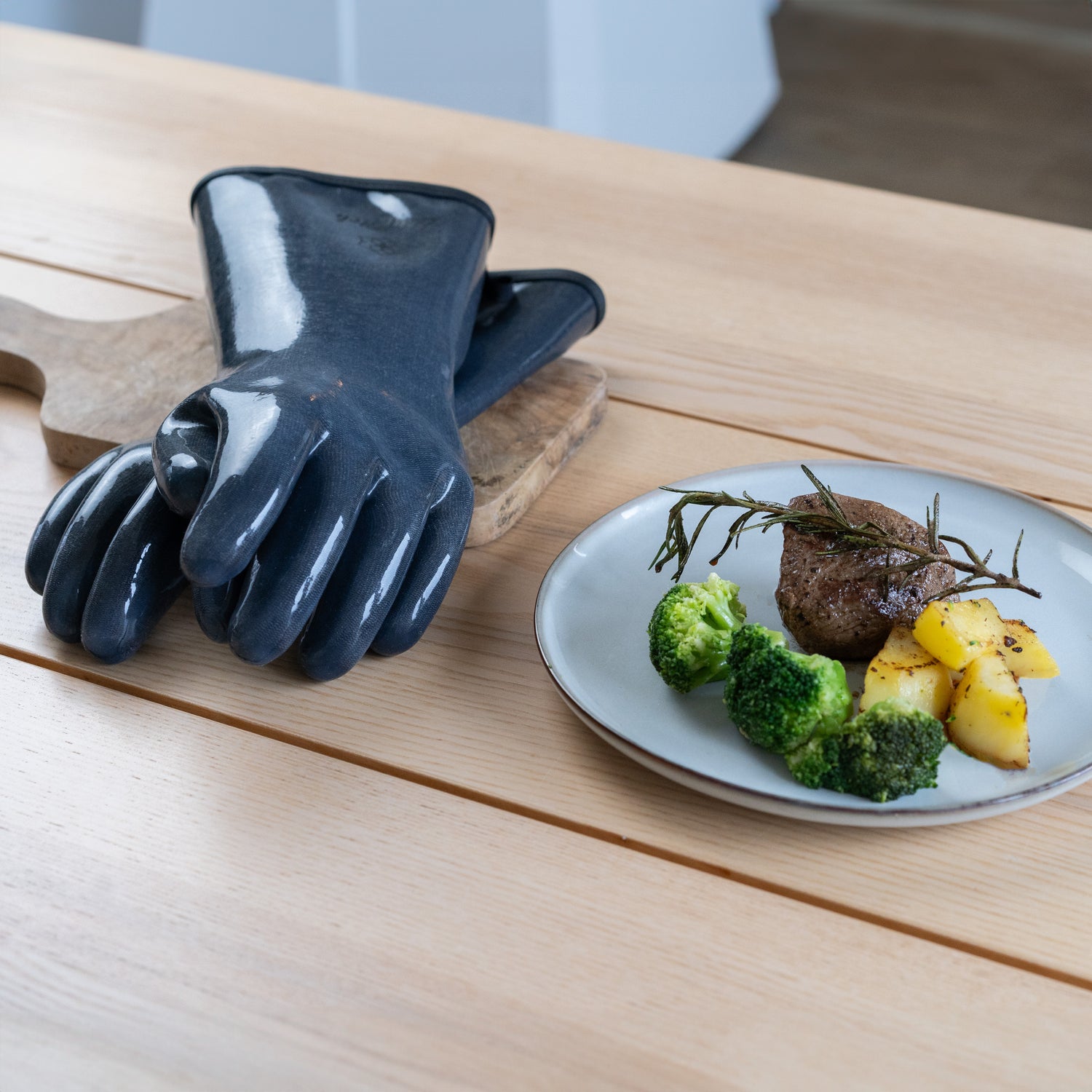 ZenKitch Siliconen BBQ Handschoenen Atraciet