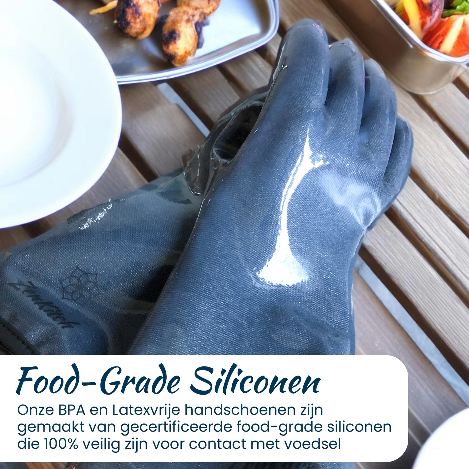 ZenKitch Siliconen BBQ Handschoenen Atraciet