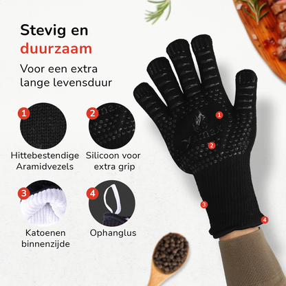 Xamax BBQ-handschoenen - Ovenwanten 